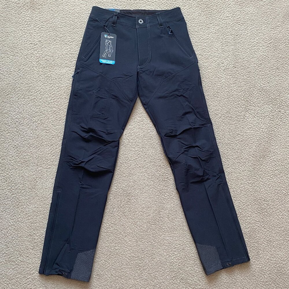 KUHL Klash Pant 30x34 Klassik Fit Abrasion Water Resistant Gotham Black Blue NWT